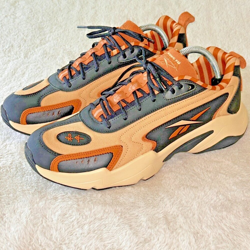 Reebok Vector Kung Fu Panda Black Beige Salted Caramel Men Unisex H02990 Sz 10.5